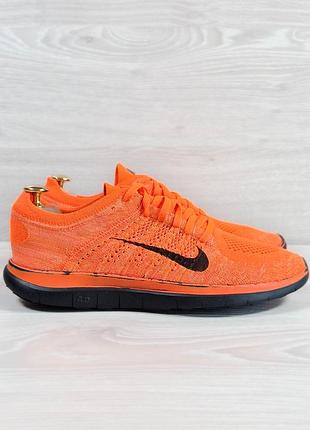 Легкие мужские спортивные кроссовки nike free flyknit 4.0 оригинал, размер 42.5