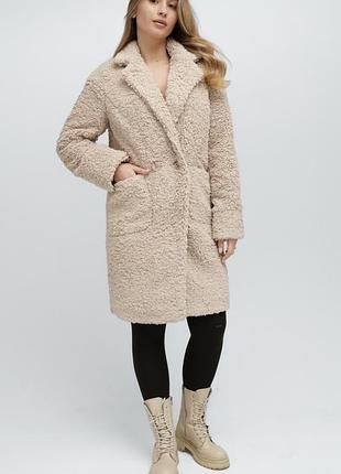 Зимове тедді пальто