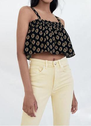 Розпродаж! топ на бретелях zara