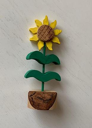 Фигурка подсолнух для декора кухни, дома, статуэтка ручная работа