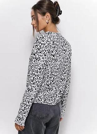 Леопардовий принт якісний світшот