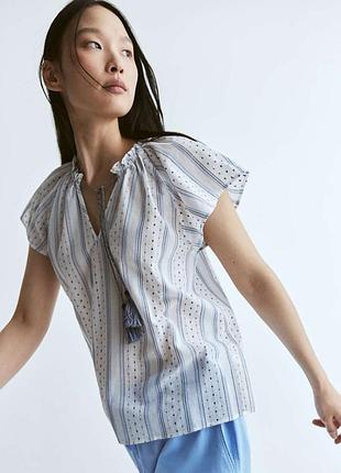Блуза h&amp;m в стиле бохо xl( 48-50-52)