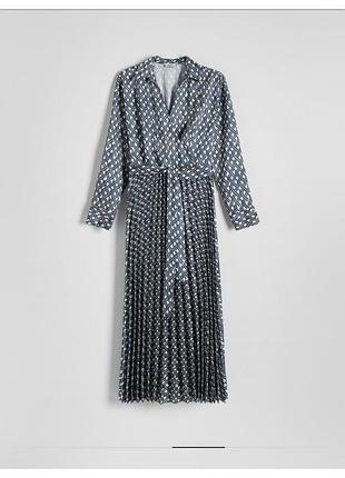 Платье-макси с узором