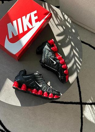 Nike shox tl black red 2