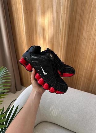 Nike shox tl black red 3