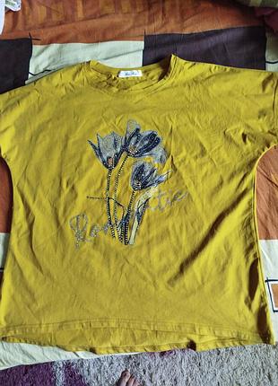 Футболка стрази жіноча