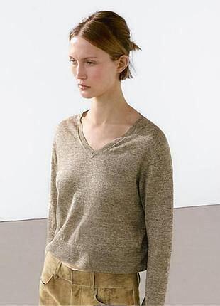 Свитер женский укороченный