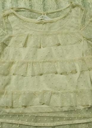 Нарядна,фірмова,шкільна блуза для дівчинки 8-9 р-h&m