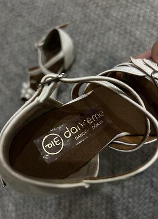 Босоножки для бальных танцев блок каблук