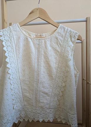 Блузка бавовняна скорочена