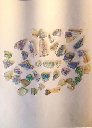 Морское стекло с декупажем - готовые акценты для вашего творчества.
🔹 для скрапбукинга, flat lay-фото, хендмейд проектов, оформления творческих стендов
✨