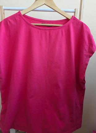 Футболка женская хлопковая фуксия
