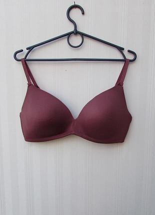 Гладкий бюстгальтер ущільнена чашка без кісточок 85с