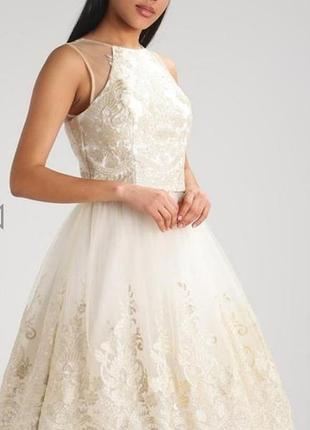 Шикарное, нежное платье chi chi london