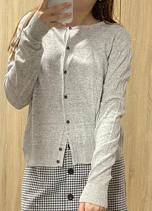 Кардиган/джемпер сірий