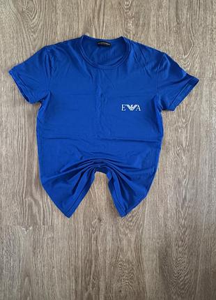 Футболка emporio armani s/m синя