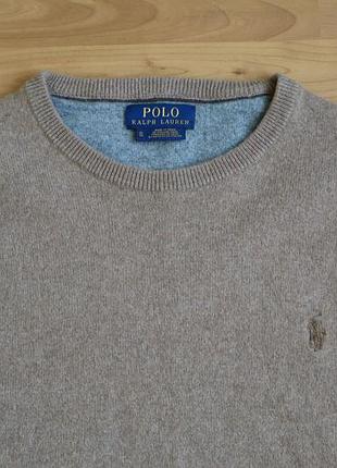 Светр polo ralph lauren вовна мериноса l/xl оригінал