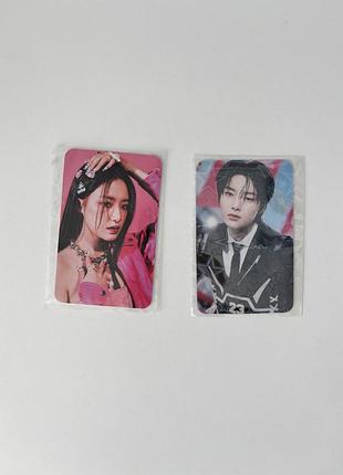 K-pop фотокартки (g)i-dle та stray kids