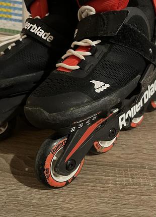 Ролики rollerblade microblade black/red