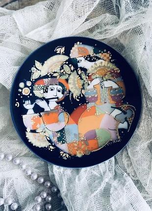 💙 тарілка 💙 вінтажна рідкісна настінна колекційна розенталь