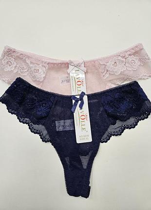 Ажурные трусики-танга.