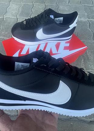 Nike cortez nylon black чорні унісекс 36-45р.