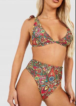 Роздільний купальник висока талія