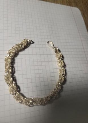 Браслет срібний. 21,5 см