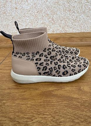 Кросівки для дівчинки лео, тигрові подовжені