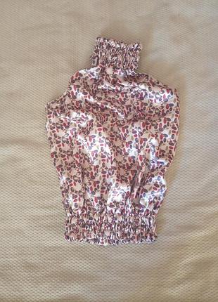 Ретро топ с открытой спиной