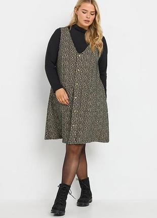 Новый демисезонный сарафан с карманами от yours, батал, большой размер.