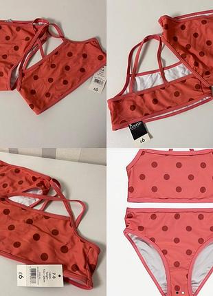 Новий роздільний купальник george 7-8 років 122/128 зріст