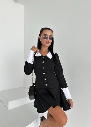 Сукня олд мані чорна сукня олд мані чорна сукня з білим коміром