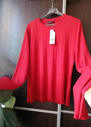 Шикарна,нова,червона ,красная , блуза блузка.f&f