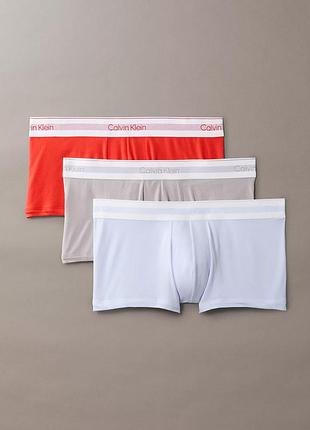 - 43% | оригінальні дихаючі короткі боксери calvin klein icon negra набір 3-pack trunk