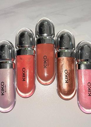 Блиски для губ kiko milano асорт