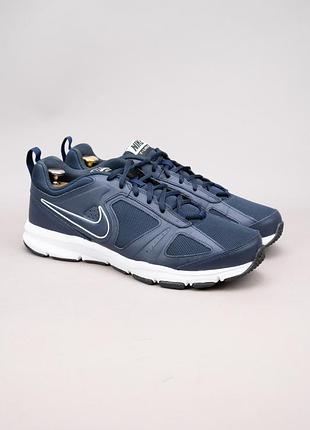 Кроссовки мужские кожаные nike t-lite xi mesh синие размер 44