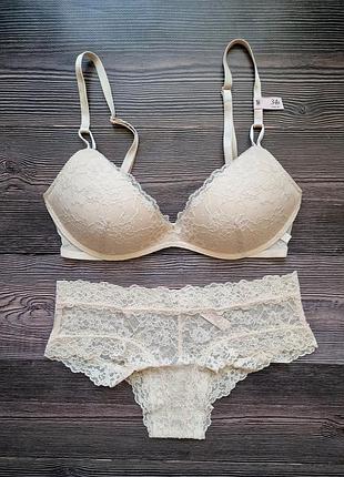 Комфортный комплект белья пуш-ап victoria's secret оригинал