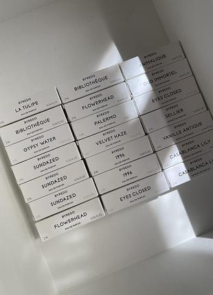 Byredo семпли в асортименті 2 мл