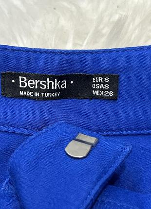 Синя міні спідниця 3
