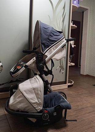 Коляска 2 в 1 для прогулок foppapedretti (италия )