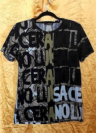 Футболка luisa cerano хлопок с принтом