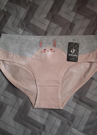 Комплект трусиків (2шт) anttifu хxl, труси сліпи бавовняні, розмір ххл