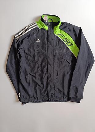 Мужская олимпийка ветровка adidas f50 (m-l) винтаж / спортивная кофта
