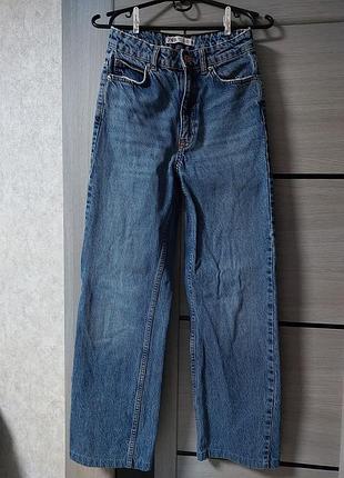 Джинсы zara синие женские