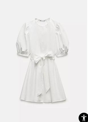Zara біла сукня