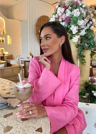 Рожевенький блейзер від bershka
