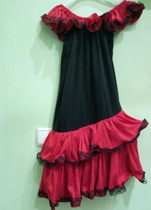 Карнавальный костюм "испанка-цыганка" из 3 предметов bloem германия на 4-10 лет