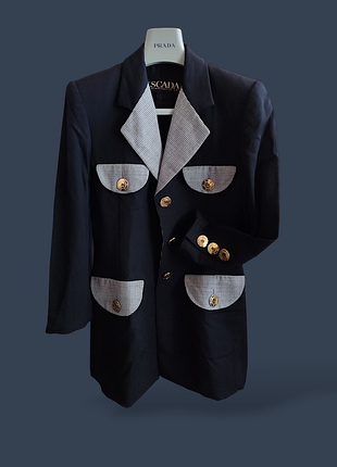 Невероятный стильный пиджак escada vintage