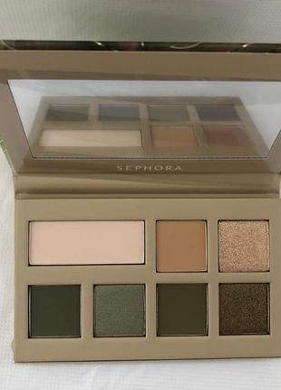 Палетка тіні + пудра sephora jade
